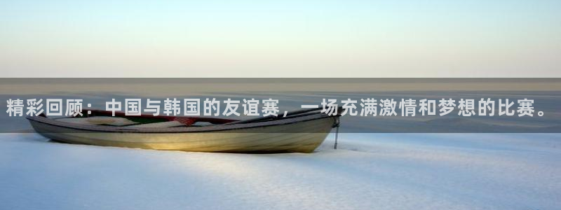 精彩回顾：中国与韩国的友谊赛，一场充